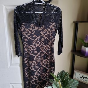 Macy's Elegant Black and Gold Dress!